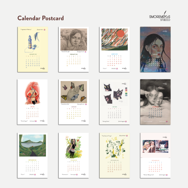 Calendar Project Postcard